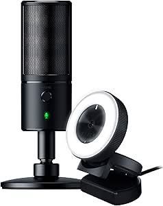 Razer Seiren X Kiyo Streaming Webcam Microphone Bundle