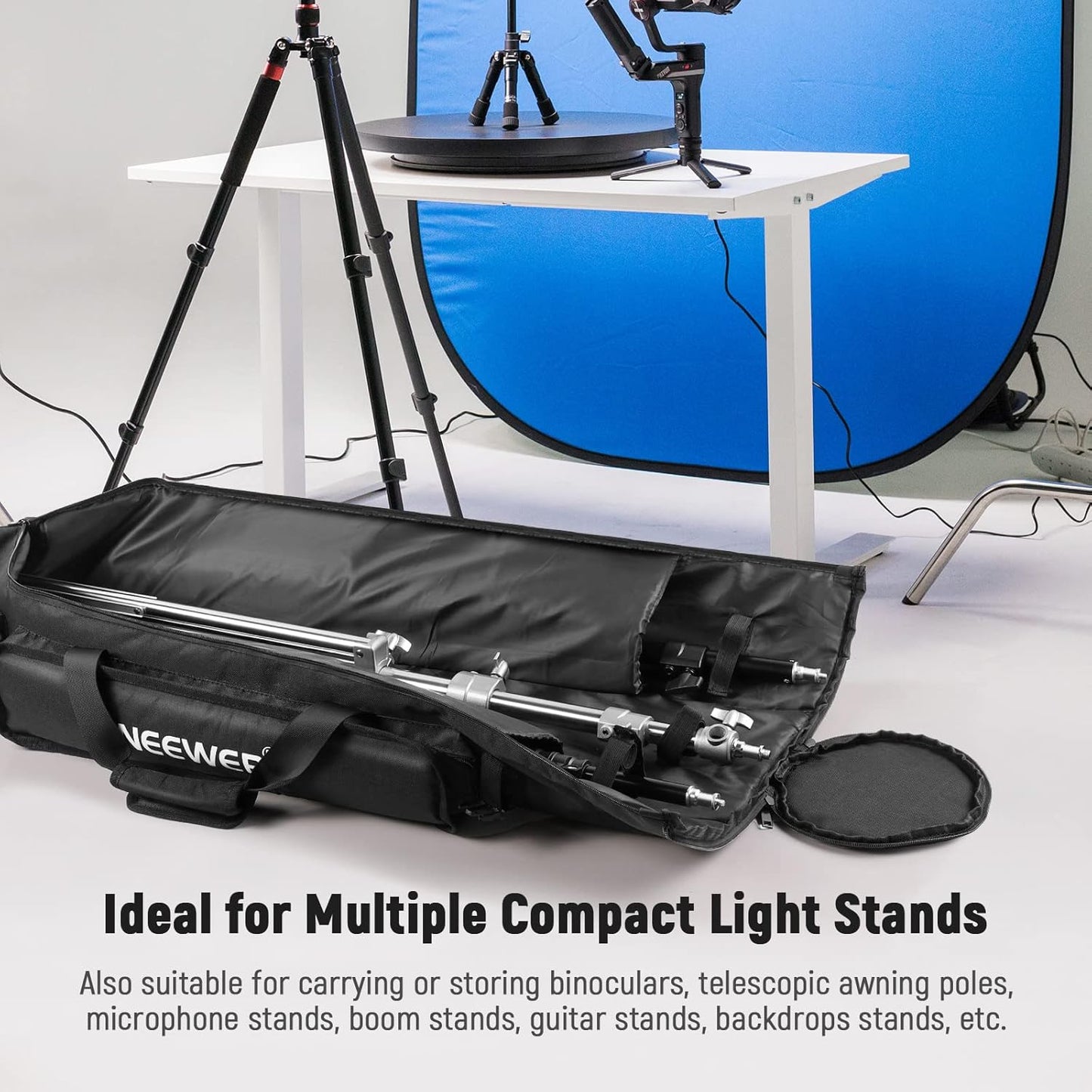 Neewer Tripod Carrying Case Heavy-Duty Waterproof Bag