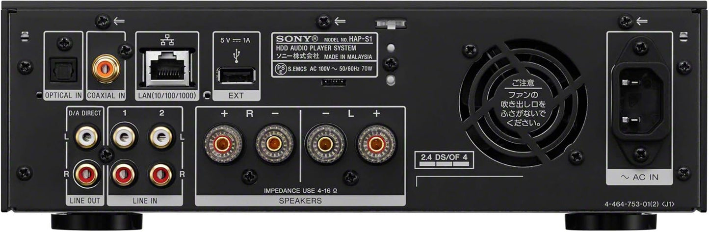 Sony HAPS1/B 500GB Hi-Res Audio Music Player