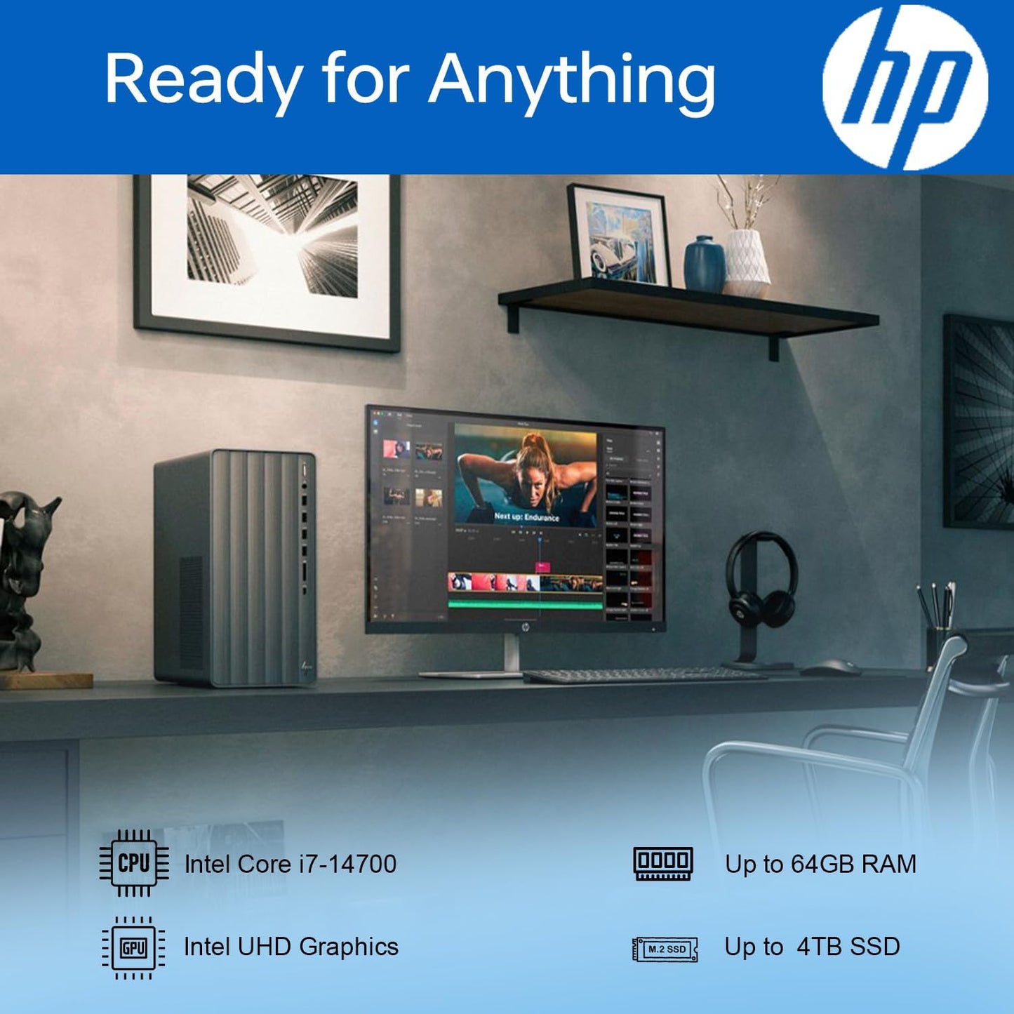 HP TPC-F123-MT Envy i7-14700 64GB RAM 2TB SSD Desktop