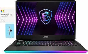MSI RAIDERGE7712004-4513-270817 i7 Gaming Laptop Bundle — main product image