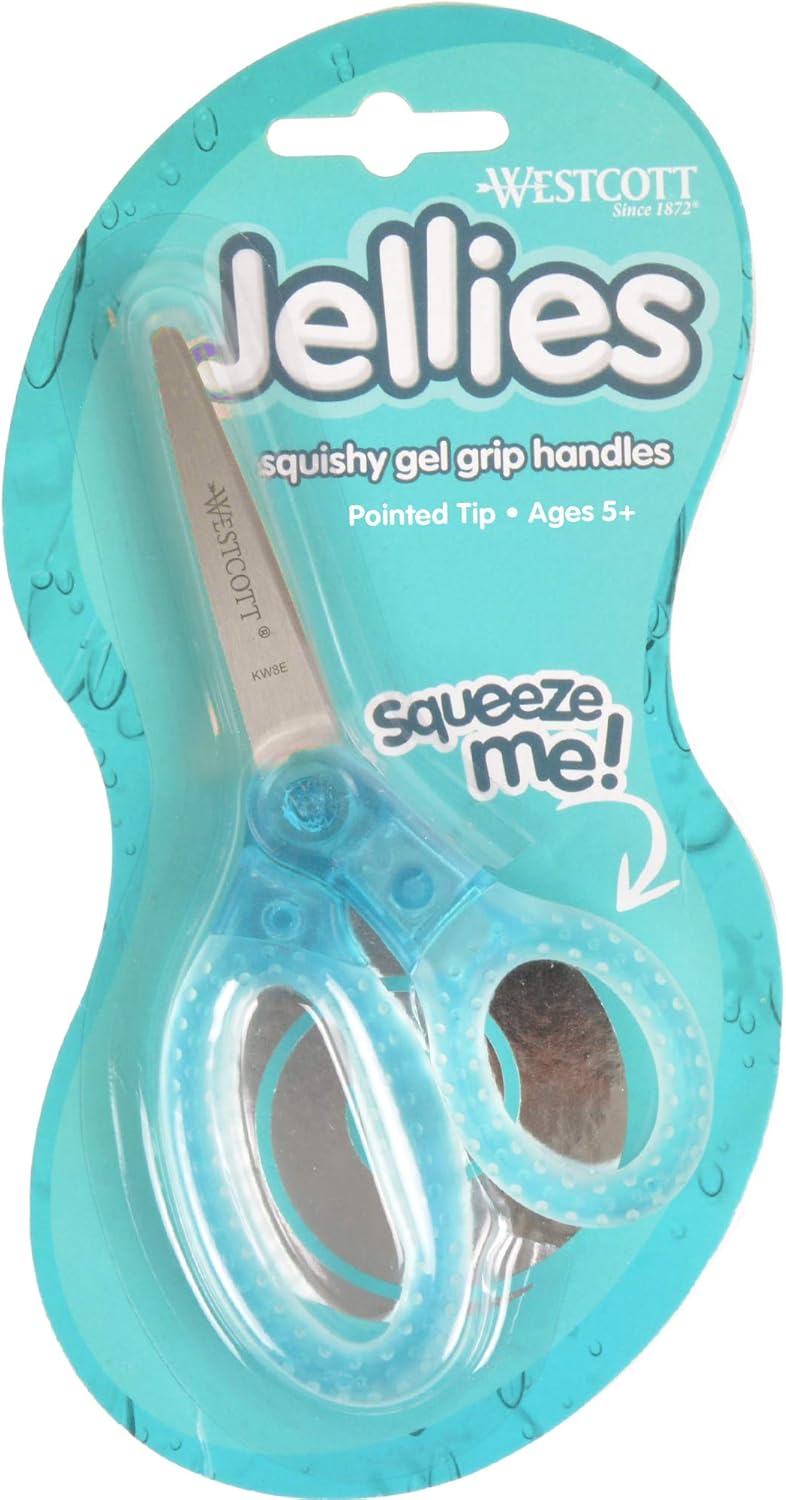 Westcott 67550 Jellies 5" Kids Scissors 12 Pack