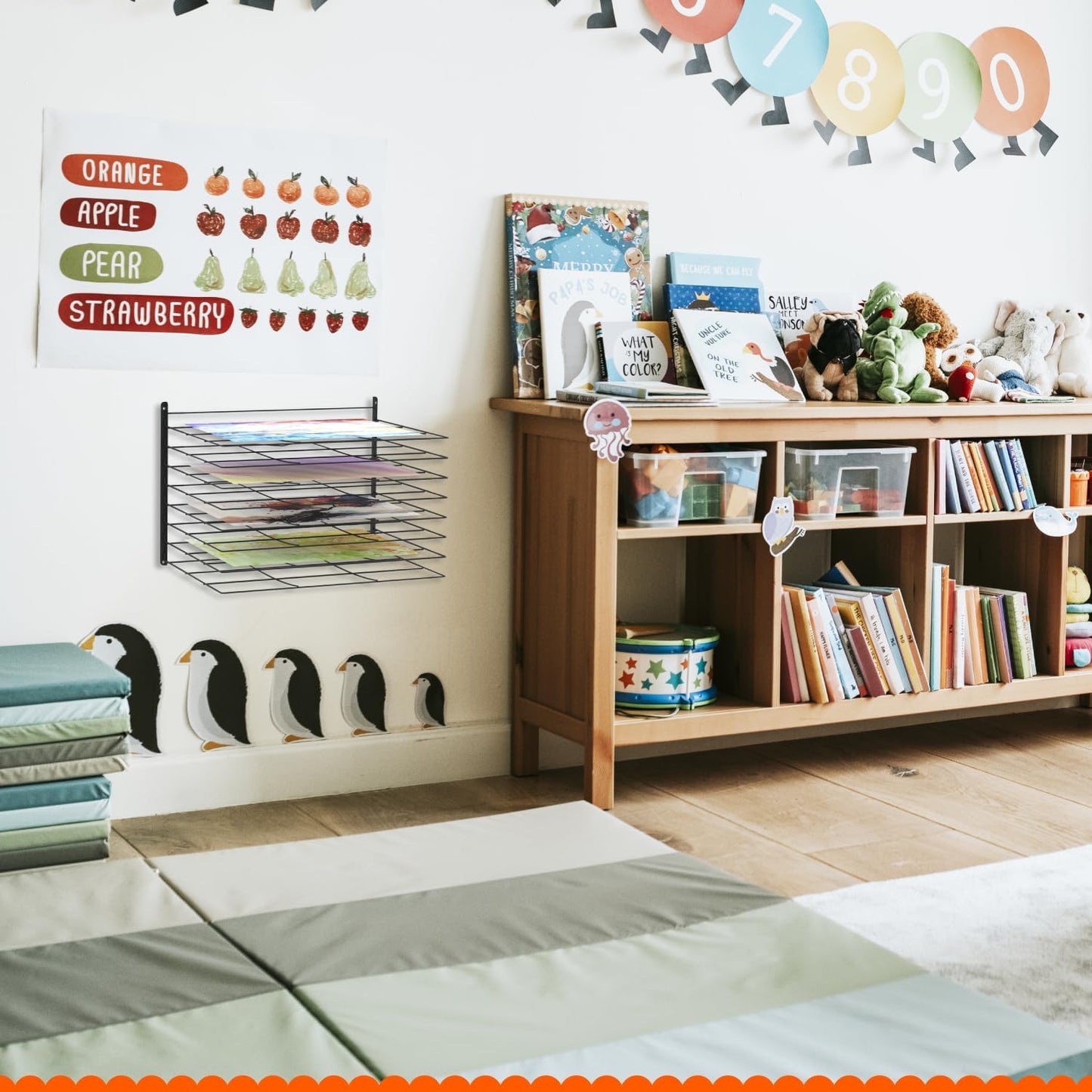 Zoom 6 Wall Mounted Art Drying Rack 8-Shelf