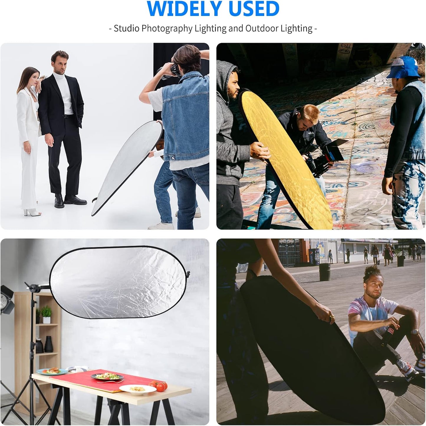 Neewer 10071555 5-in-1 31"x47" Photography Reflector