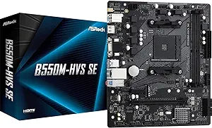 ASRock B550M-HVS SE AMD AM4 Ryzen Motherboard