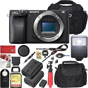 Sony E12SNILCE6400B a6400 4K Mirrorless Camera Bundle
