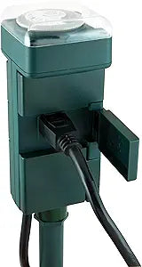 GE 29972 Outdoor 6-Outlet Mechanical Stake Timer