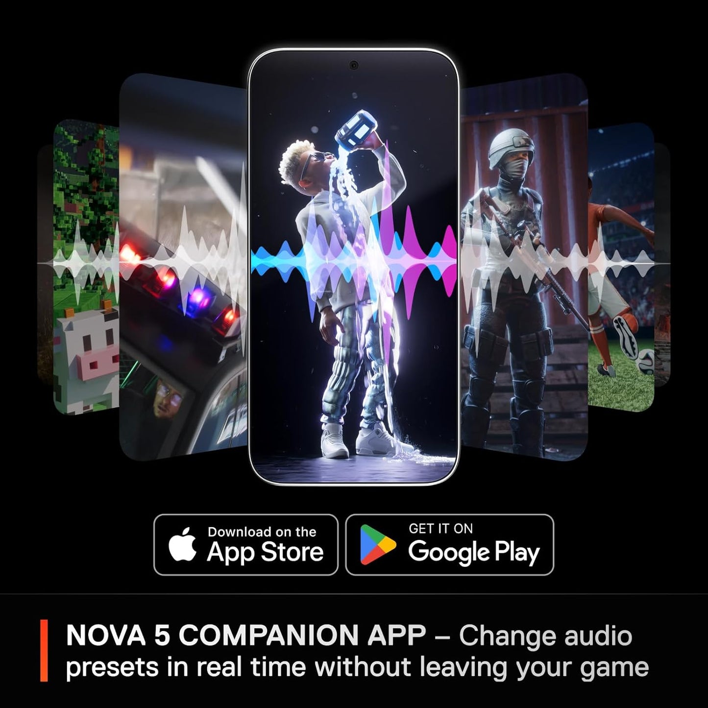 SteelSeries 61670 Arctis Nova 5 Wireless Gaming Headset