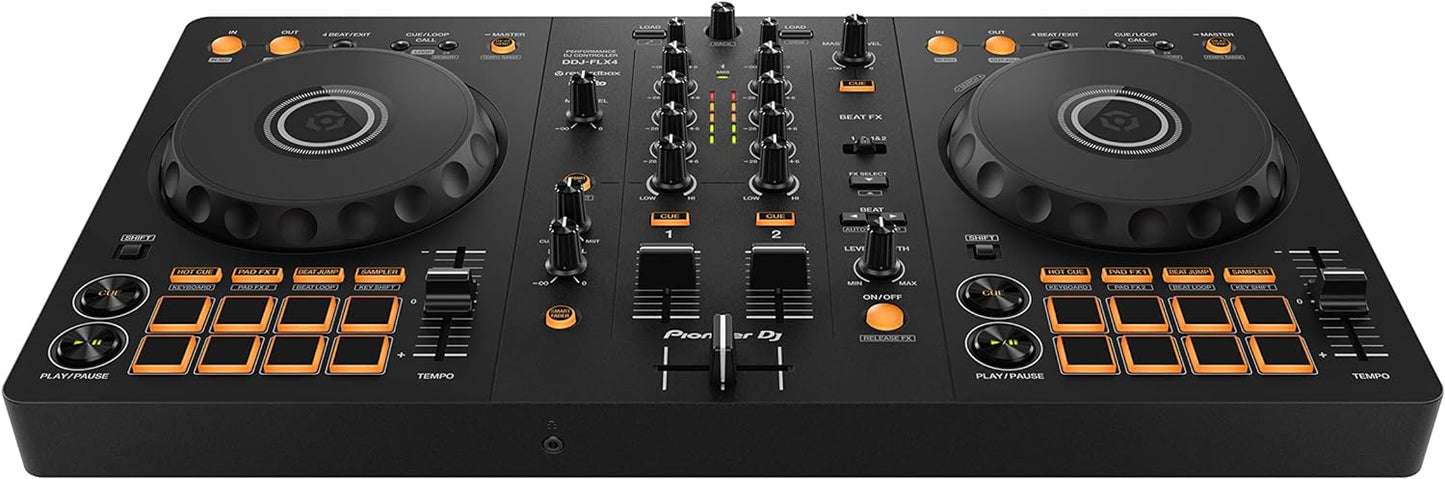 Pioneer DJ DDJ-FLX4 2-Channel DJ Controller - Black