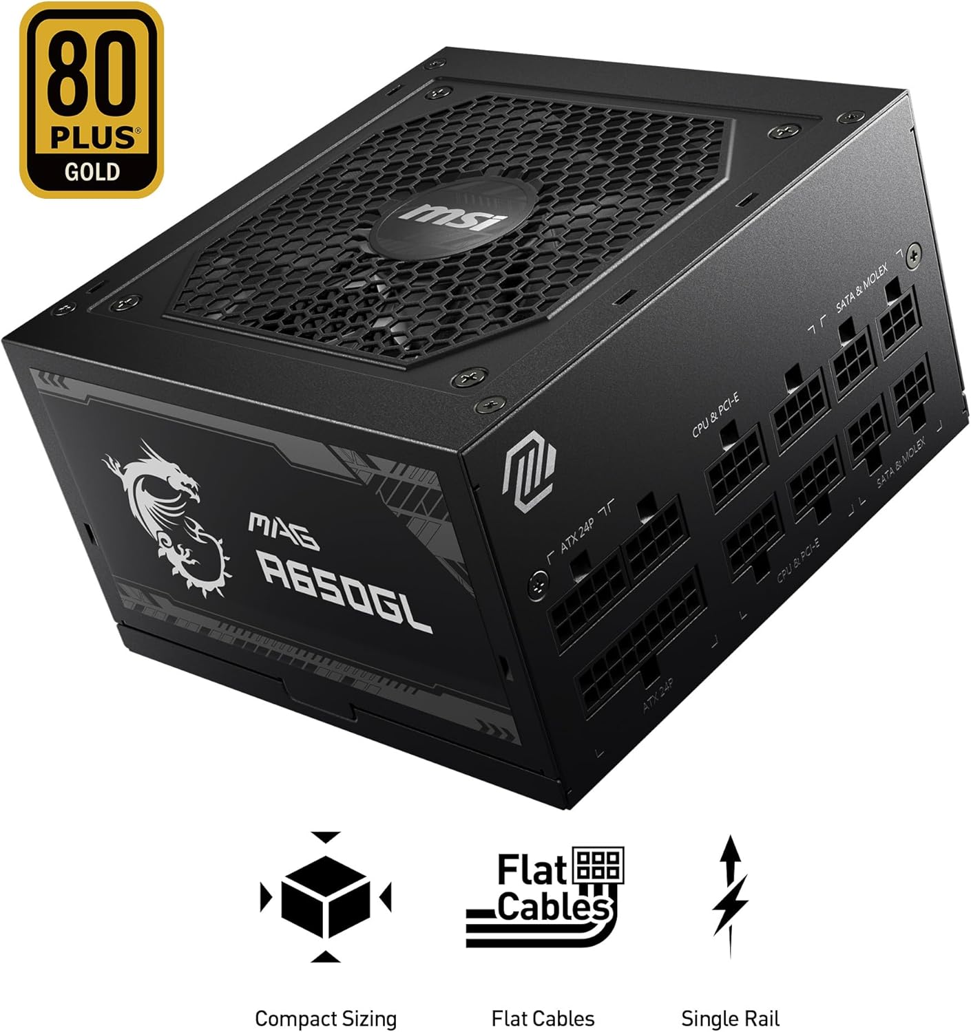 MSI MAG A650GL 650W 80+ Gold PSU