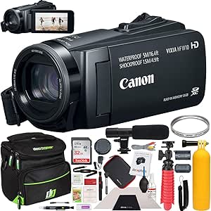 Canon E1CNHFW10 VIXIA HF W10 Camcorder Bundle