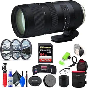 Tamron AFA025N-700 70-200mm f/2.8 Nikon Lens Bundle