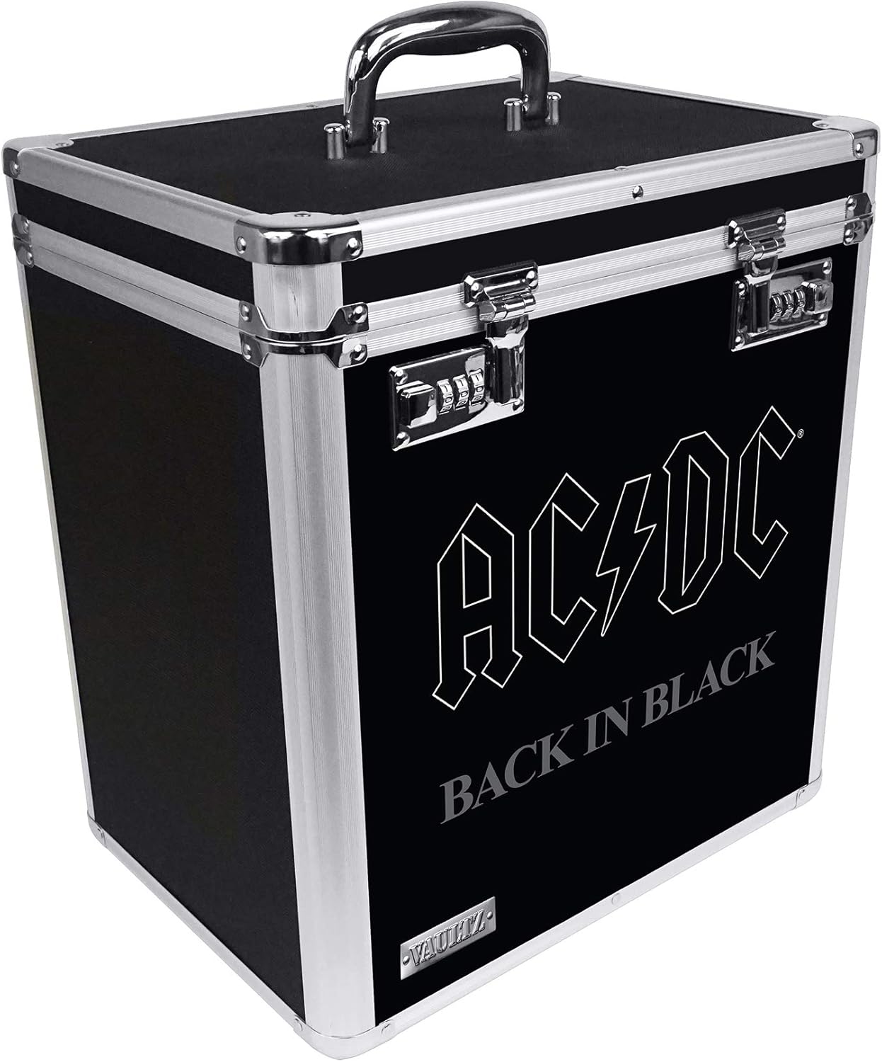 Vaultz VZ03922 Vinyl Record Storage Box - AC/DC Design