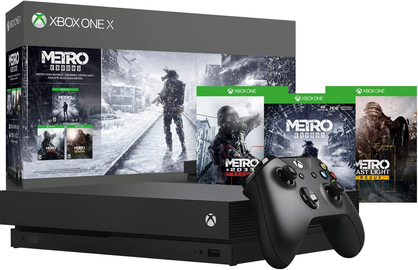 Microsoft CYV-00279 Xbox One X - 1TB Metro Exodus Bundle