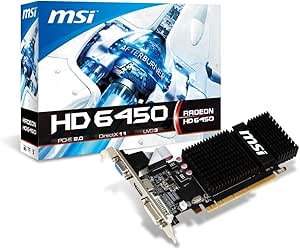 MSI R6450-2GD3H/LP Radeon HD 6450 2GB DDR3 Low Profile Graphics Card
