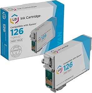 Epson T126220 126 Cyan High Yield Ink Cartridge - Remanufactured — main product image