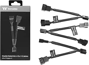 Thermaltake AC-060-CO1OTN-F1 PWM Fan Y-Cable 3-Pack