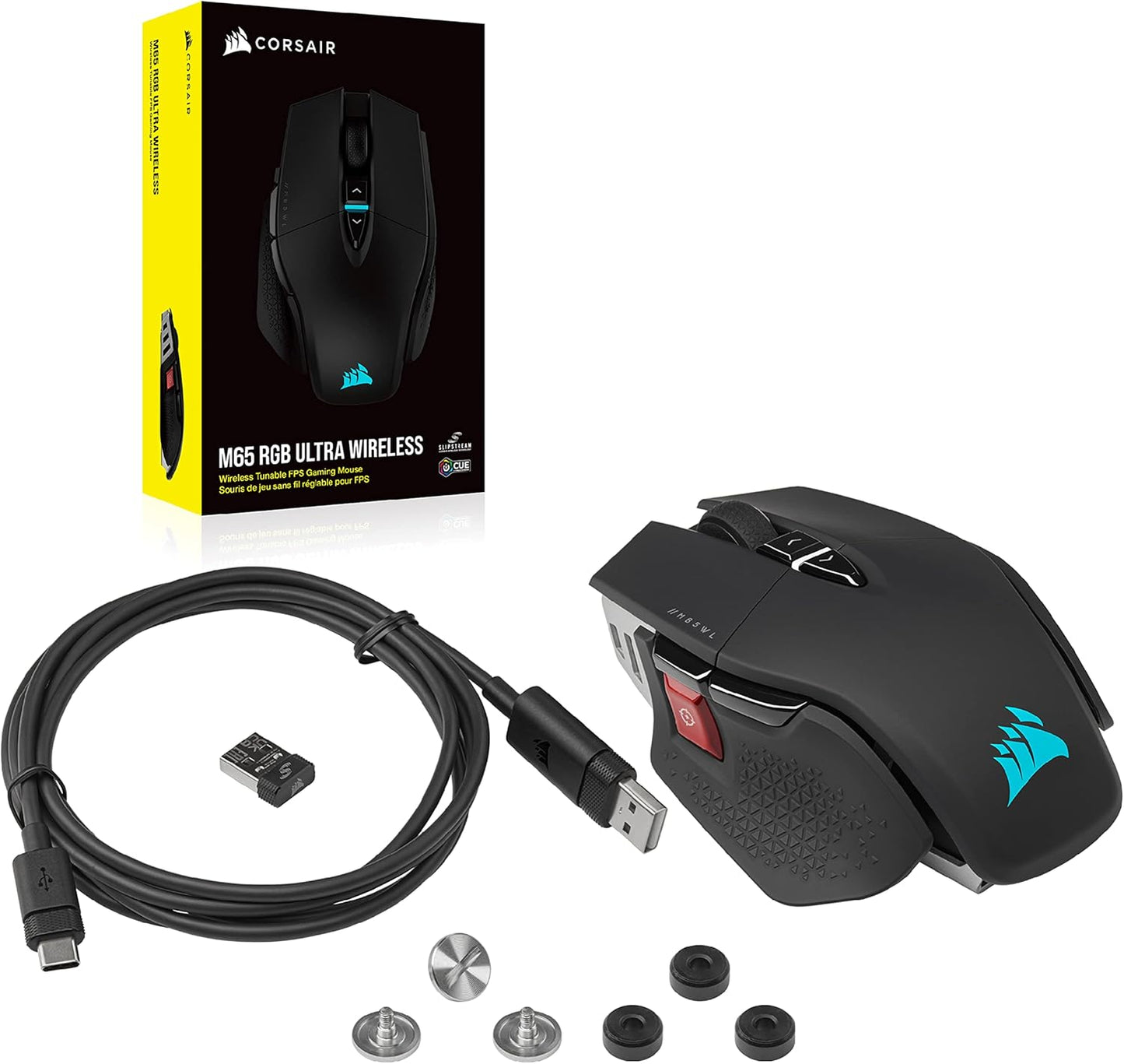 Corsair CH-9319411-NA2-RF M65 Ultra Wireless Gaming Mouse - Renewed