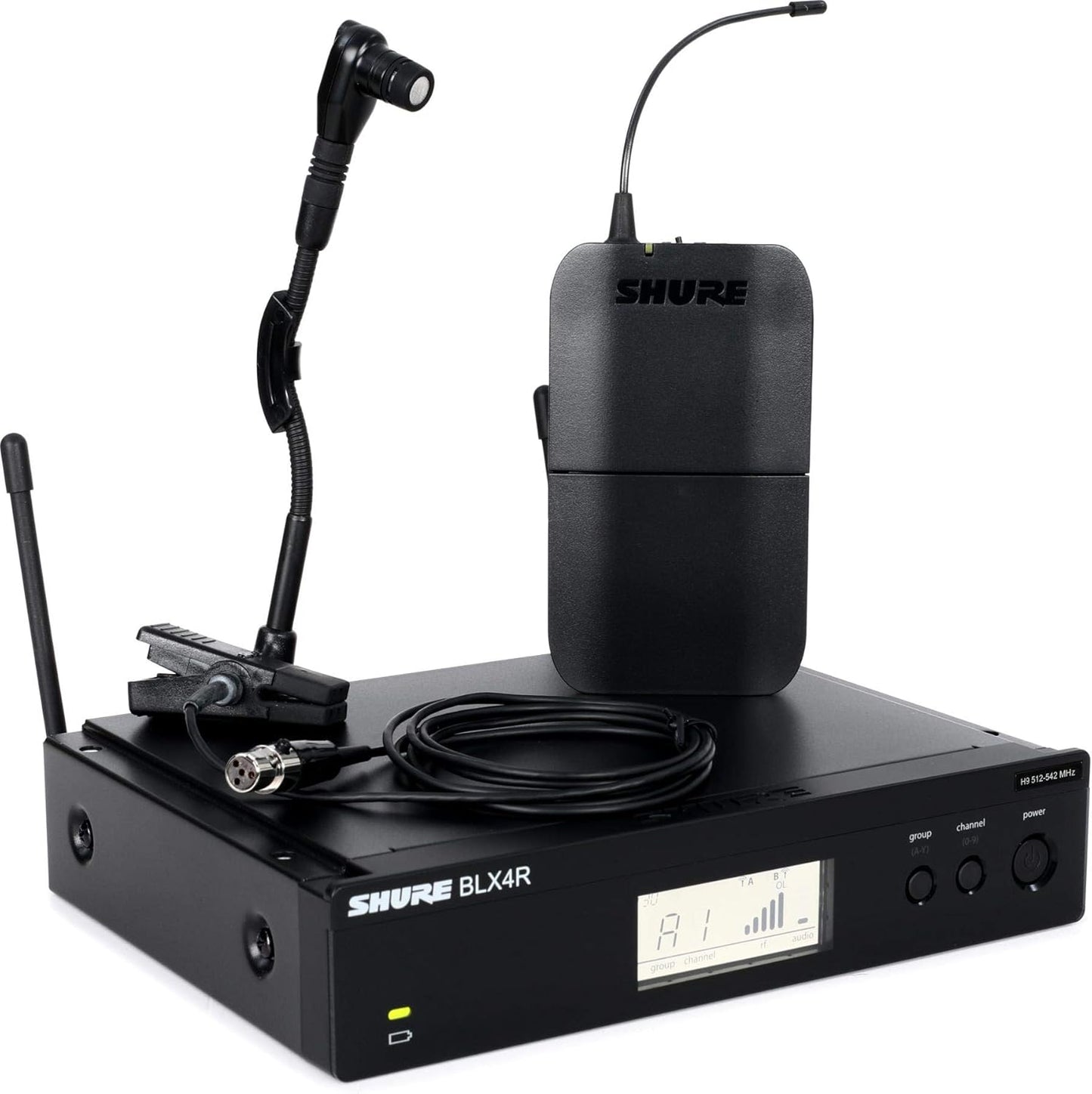 Shure BLX14R/B98 Wireless Instrument Microphone System H9 Band