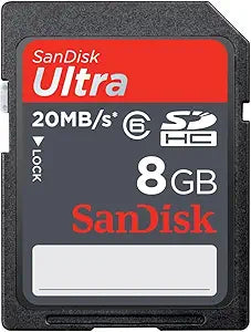 SanDisk SDSDRH-008G-A11 8GB ULTRA SDHC Flash Memory Card