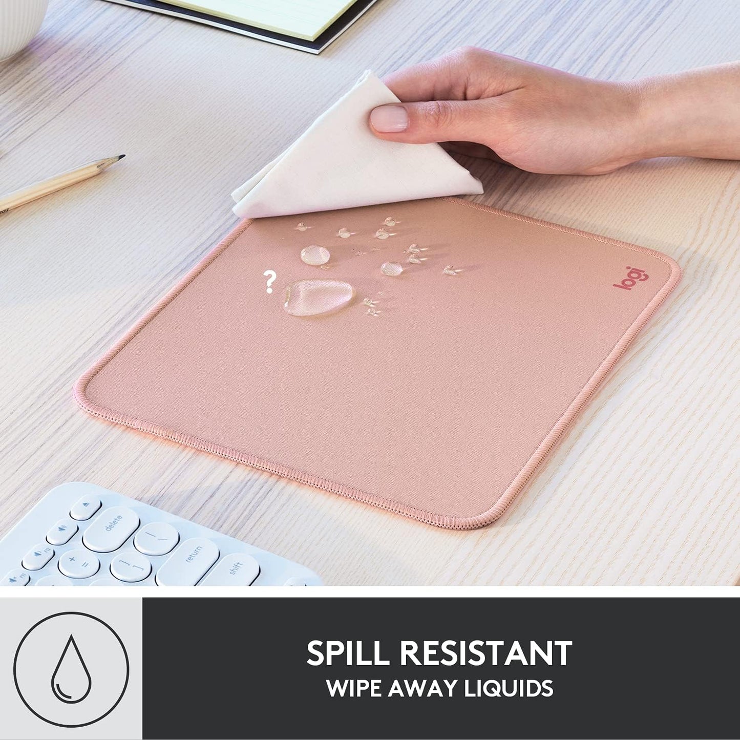 Logitech 956-000037 Studio Series Darker Rose Mouse Pad