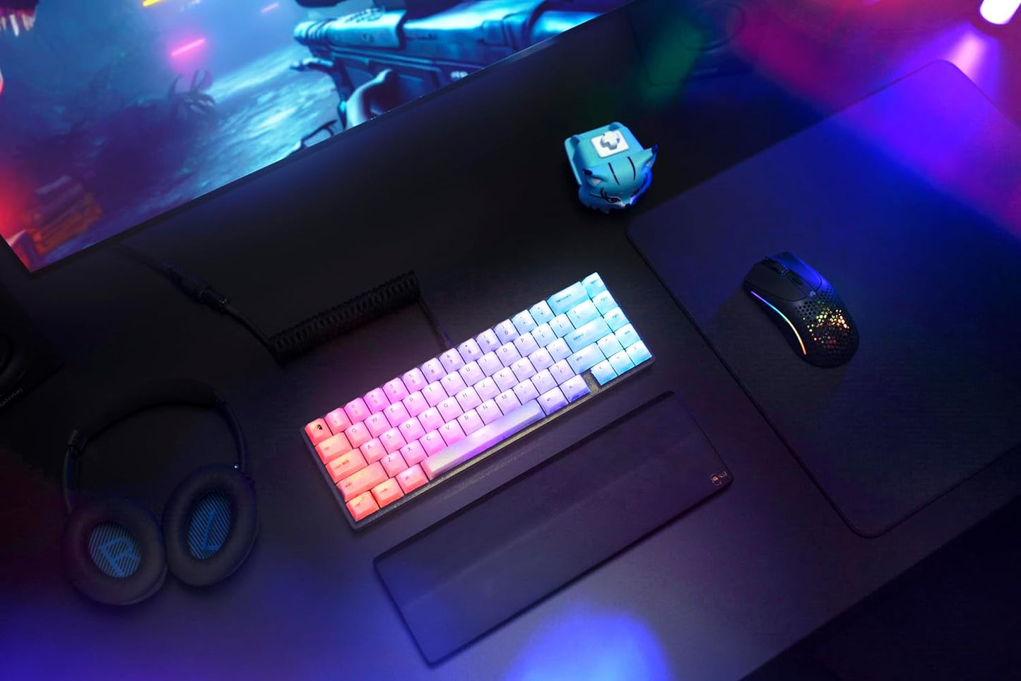 Glorious GLO-KC-POLY-RGB Polychroma RGB Keycaps Clear