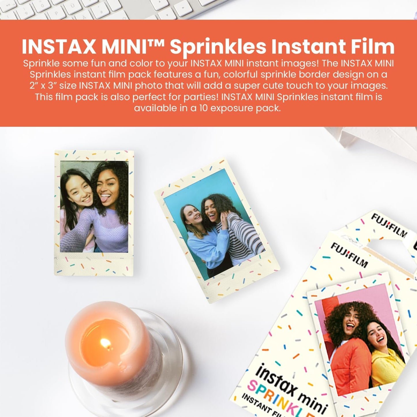 Fujifilm Instax Mini Sprinkles Film 20 Exposures
