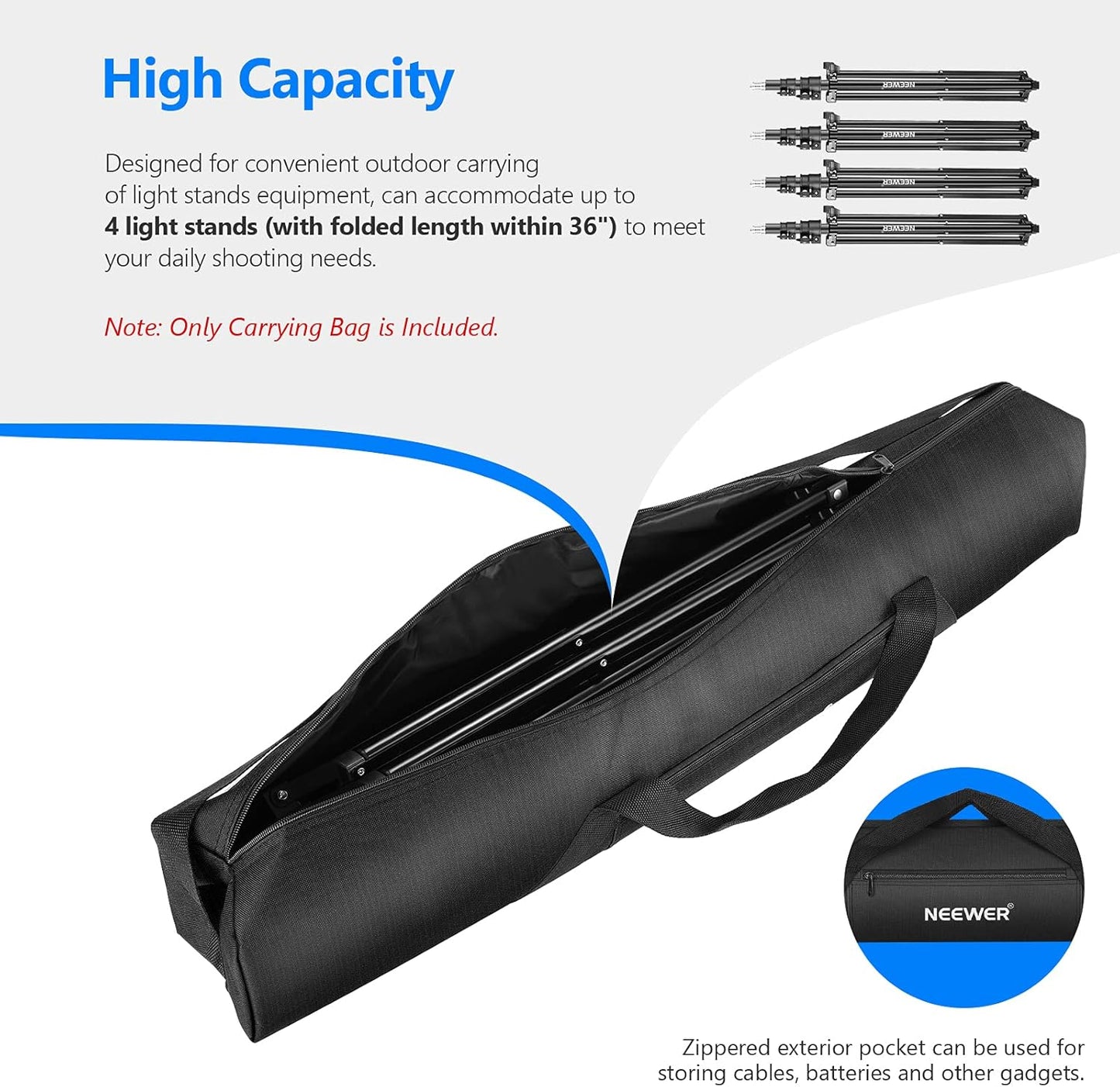 Neewer 10079941 Tripod Carrying Case 36-inch