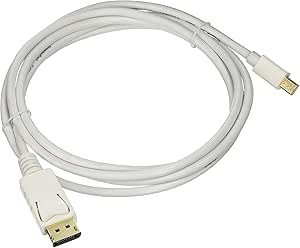 Monoprice 106007 6ft Mini DisplayPort to DisplayPort Cable - White — main product image