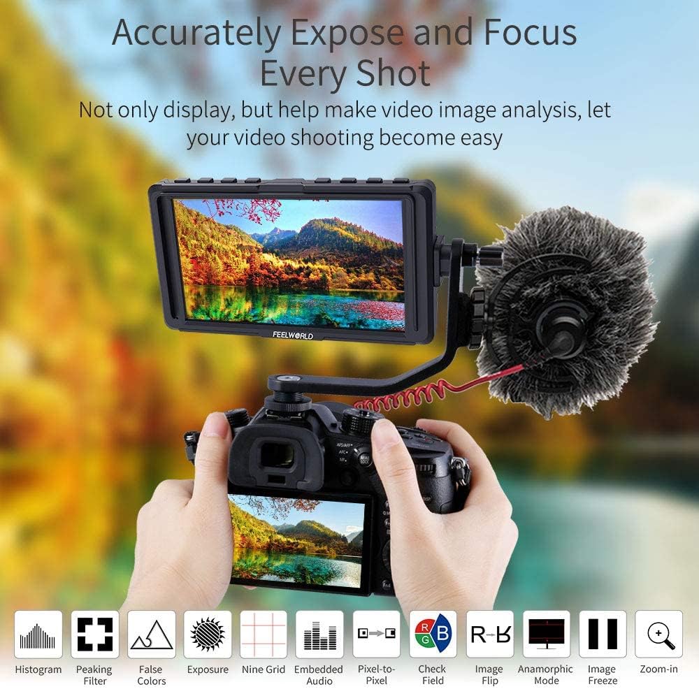 FEELWORLD F570 5" Camera Field Monitor 4K HDMI
