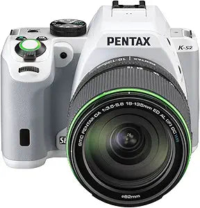 Pentax K-S2 18-135mm WR White Weatherized SLR Camera — main product image