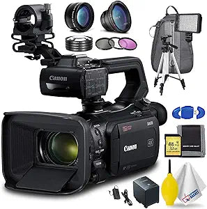 Canon 3668C002 XA55 Professional 4K Camcorder Bundle