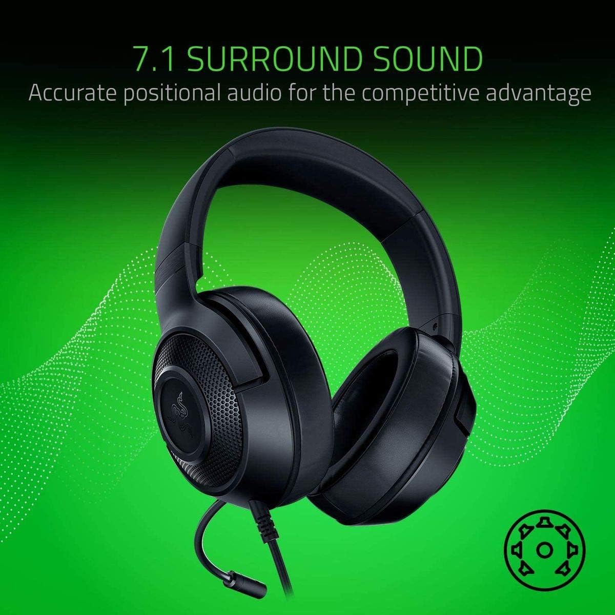 Razer RZ04-02950100-R381 Kraken X Lite Gaming Headset