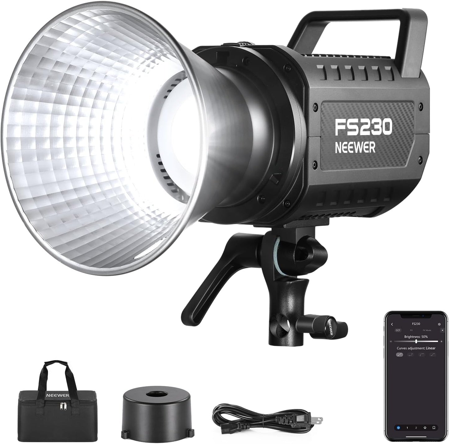 Neewer FS230 230W COB Video Light Bowens Mount
