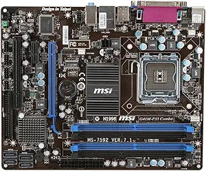 MSI G41M-P33-COMBO Socket 775 Micro-ATX Motherboard