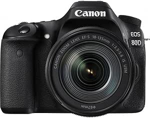 Canon 80DSK EOS 80D DSLR Camera with 18-135mm Lens — main product image