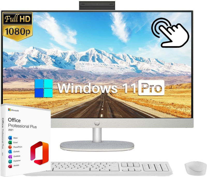HP HP 27 All-In-One: Touchscreen Desktop, Ultra 7, 32GB, 2TB SSD — main product image