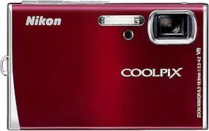 Nikon 26106 Coolpix S52 9MP Red Digital Camera