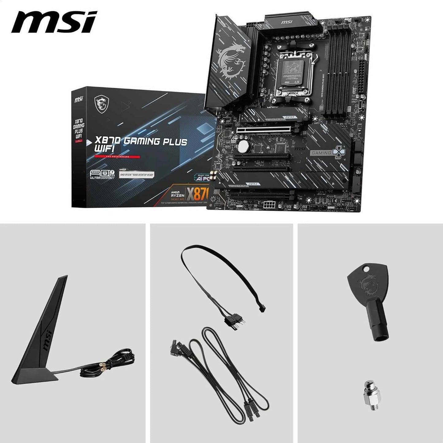 MSI X870 Gaming Plus WiFi ATX Motherboard Ryzen