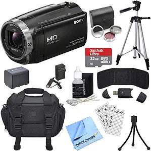 Sony HDR-CX675/B Full HD Handycam Camcorder Bundle — main product image