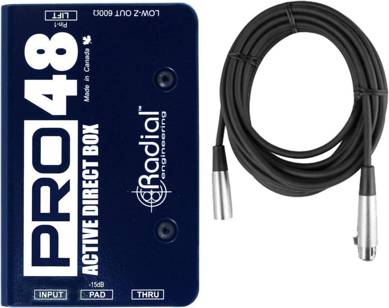 Radial Engineering R8001105 Pro48 Active Direct Box Bundle — main product image