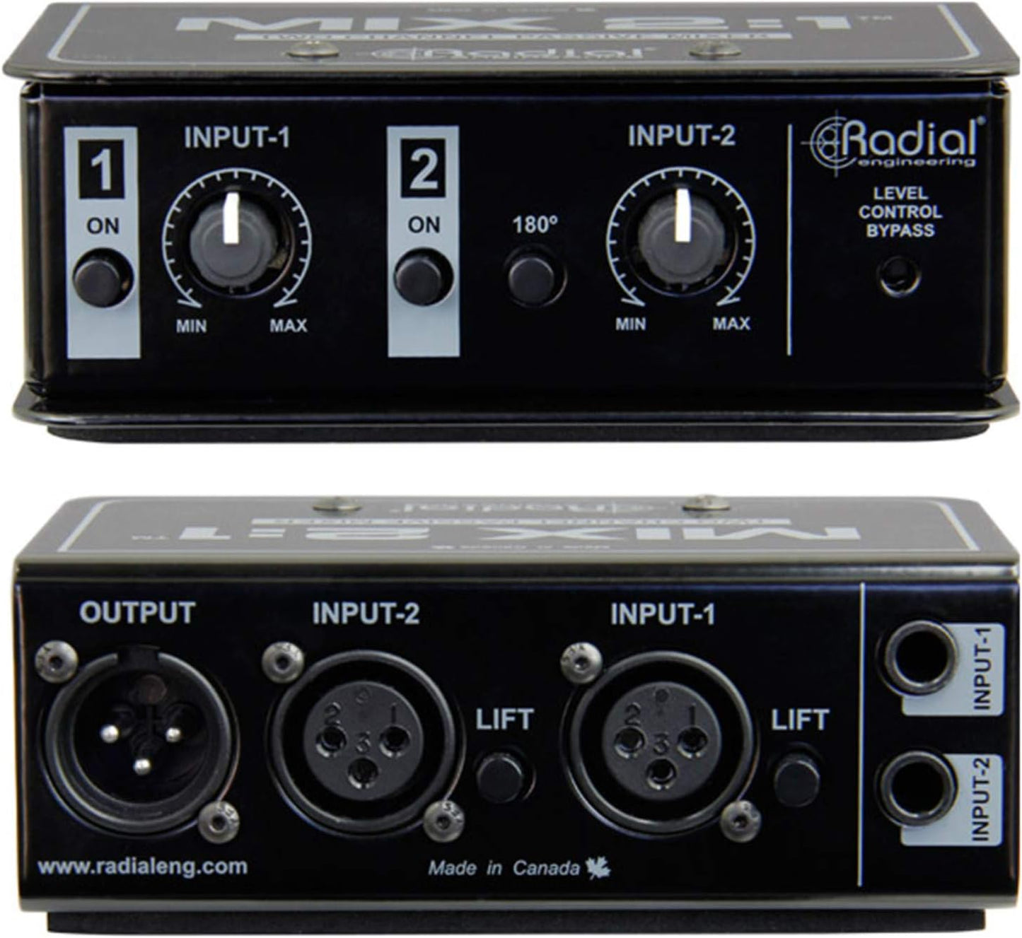 Radial Engineering Mix 2:1 Passive Summing Mixer