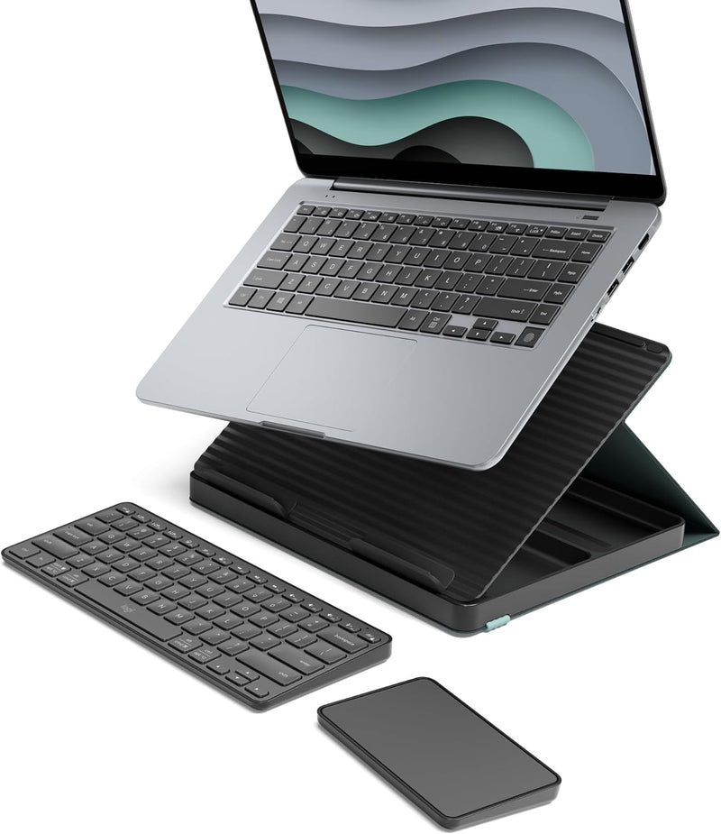 Logitech 920-011236 Casa Pop-Up Desk Kit - Green/Black — main product image