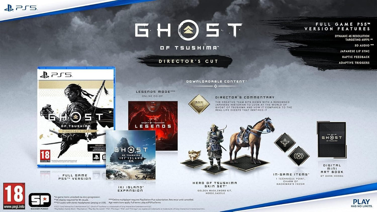 Sony 9714095 PlayStation Ghost of Tsushima Director's Cut (PS5)