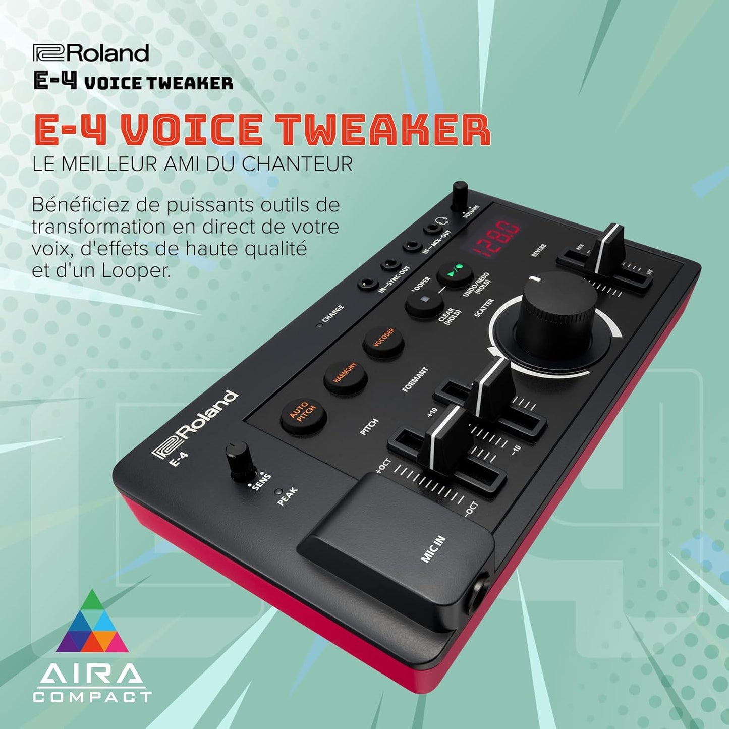 Roland E-4 AIRA Voice Tweaker Vocal Performance Tool