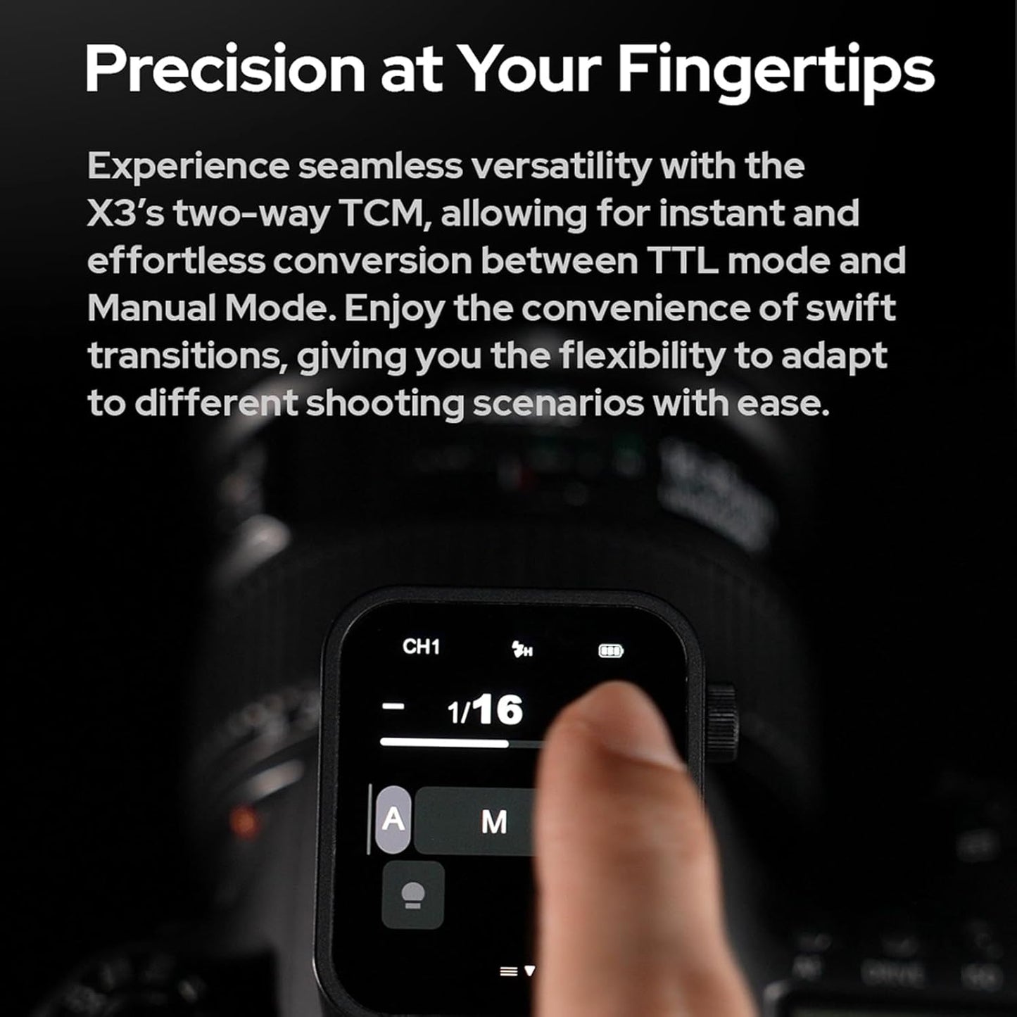 Godox Trigger X3-C TTL Wireless Flash Trigger Canon