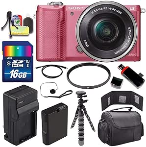 Sony ILCE5000L/P Alpha a5000 Mirrorless Camera 16-50mm Lens