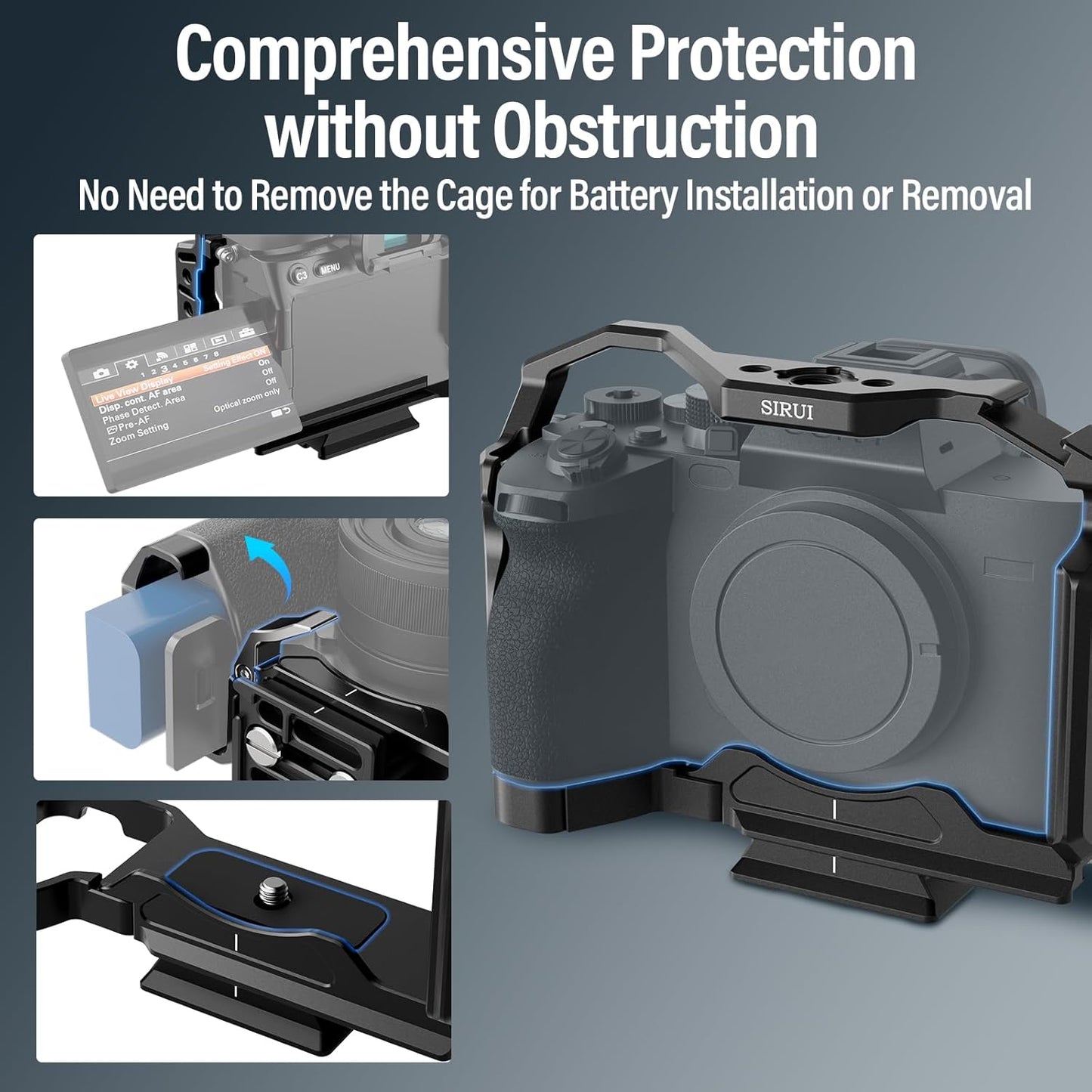 Sirui AM-A7-CT Camera Cage for Sony Alpha 7R V / Alpha 7 IV