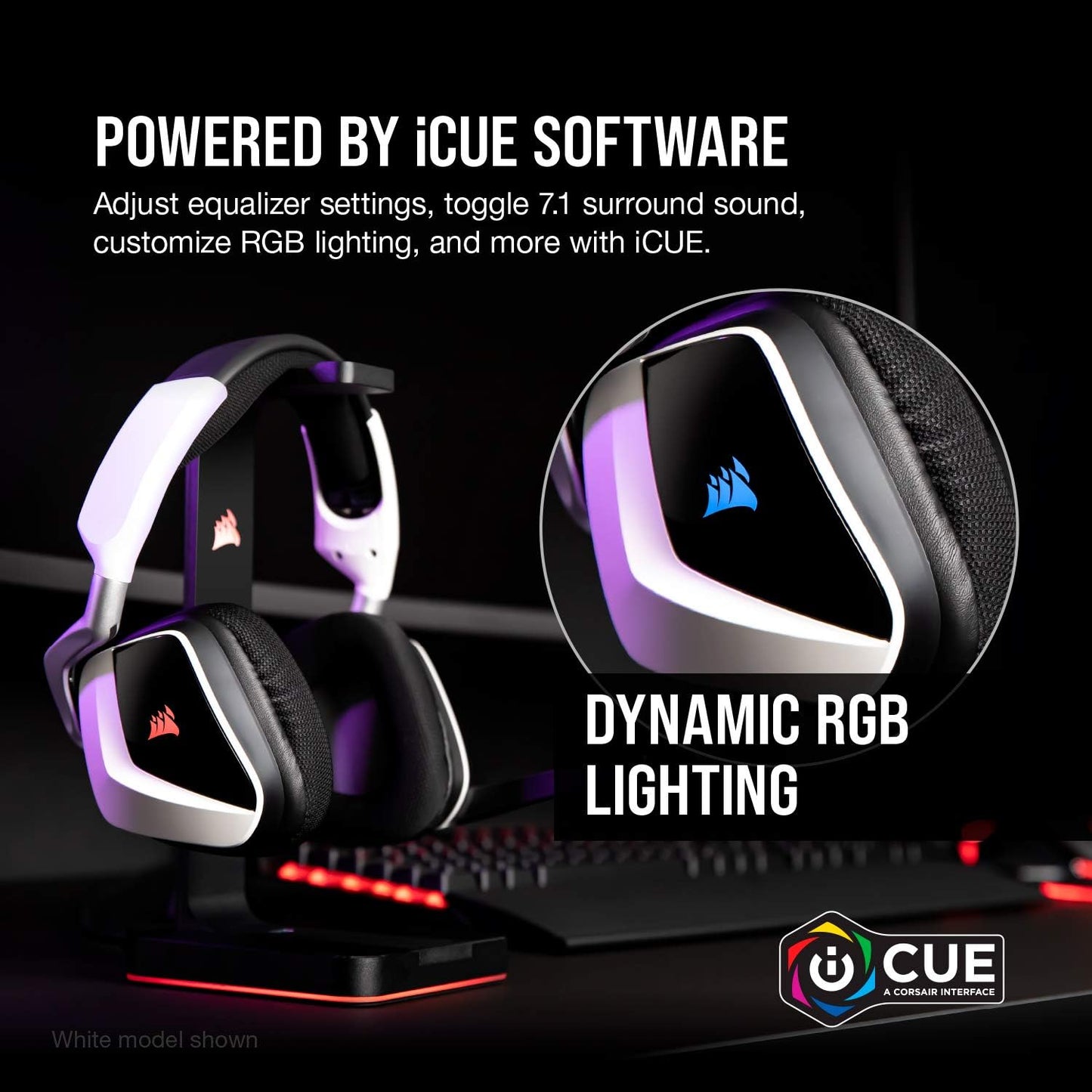 Corsair CA-9011201-NA VOID RGB ELITE Wireless Gaming Headset