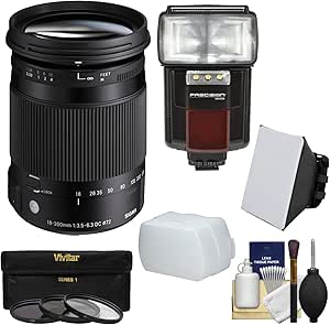 Sigma K-93341-03 18-300mm Sony A-Mount Lens Bundle